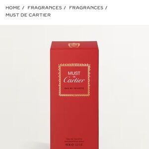 Cartier Must de Cartier Fragrance - Bold Red